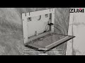 Zumi Zero Touch-less Sensor Concealed Cistern Installation