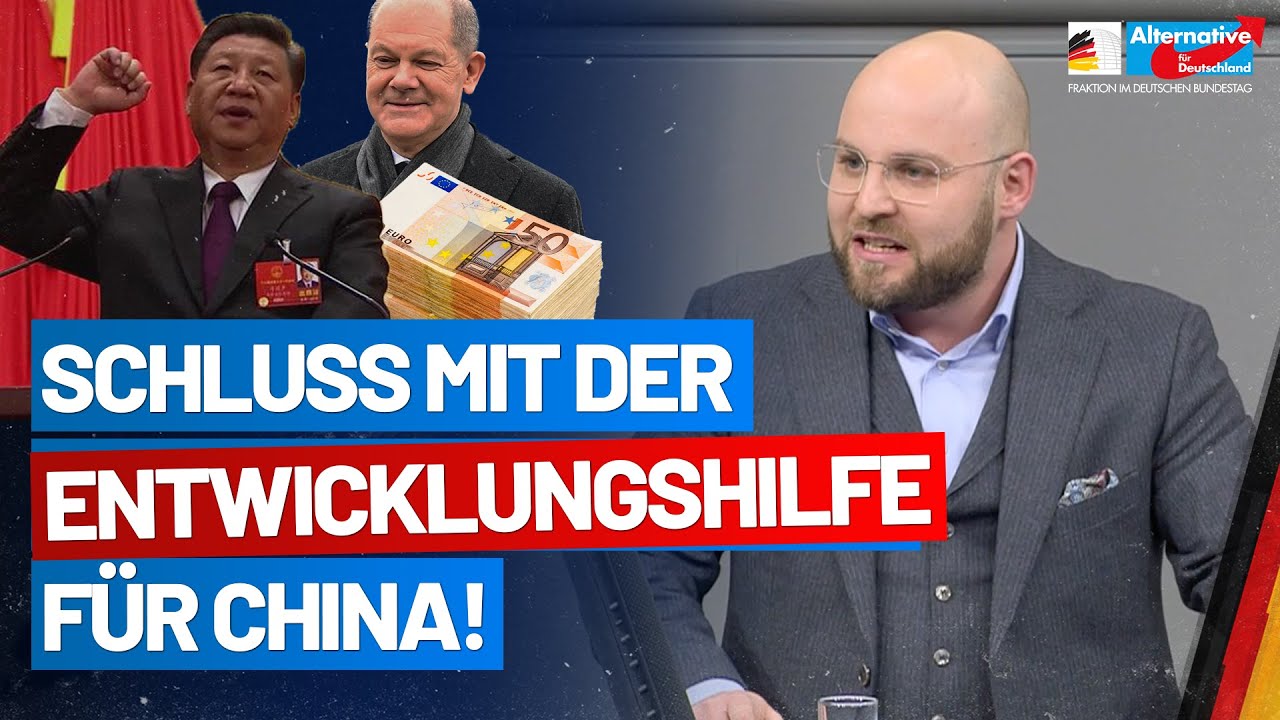 Entwicklungshilfe an China?! - Dr. Malte Kaufmann - AfD-Fraktion im Bundestag