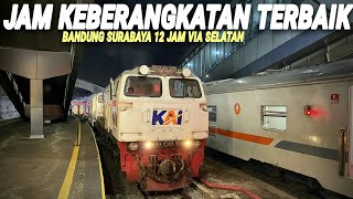 BANDUNG SURABAYA JAM KEBERANGKATAN TERBAIK | Naik KA Mutiara Selatan