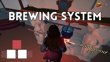 HerbWitch Cottage Devlog #29: Implementing Basic Brewing Process | Game Development Progress
