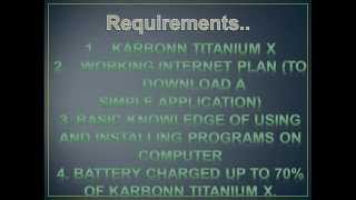 How To Root Karbonn Titanium X