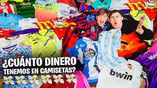 CUÁNTO DINERO TENGO en CAMISETAS de FÚTBOL? *mucho más de lo que pensaba…*