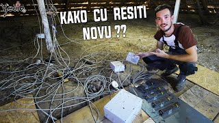 Elektro instalacija na tavanu SMETA za novi krov!! Epizoda 7