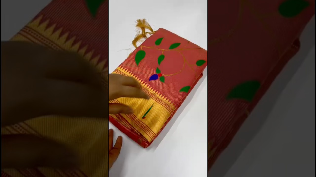 Bamboo Tissue Silk Half Half Paithani Saree