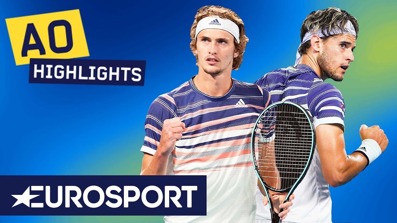 Dominic Thiem vs Alexander Zverev Extended Highlights | Australian Open 2020 Semi Finals | Eurosport