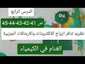حل اسئله الدرس الرابع باب 3 الروابط واشكال الجزيئات كتاب مندليف كيمياء تانيه ثانوي ترم ثاني 2025 حل اسئله الدرس الرابع باب 3 الروابط واشكال الجزيئات كتاب مندليف كيمياء تانيه ثانوي ترم ثاني 2025