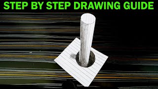 Easy 3d art | Anamorphic art | Optical illusion | Drawing