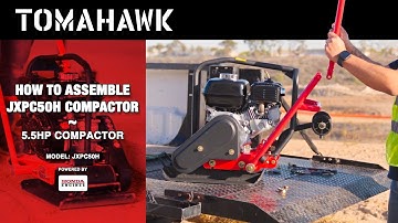 How to Assemble a Tomahawk JXPC50H Plate Compactor Tamper