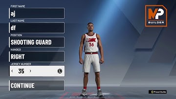 Klay Thompson 2-way sharpshooter build and face creation