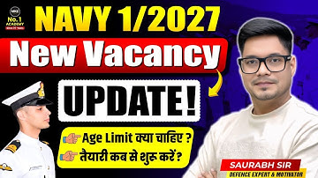 Navy SSR/MR Notification 2026–2027 🔔 | New Vacancy 01/2027 | Indian Navy Latest Update