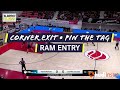 Ram Entry - Corner Exit • Pin the Tag