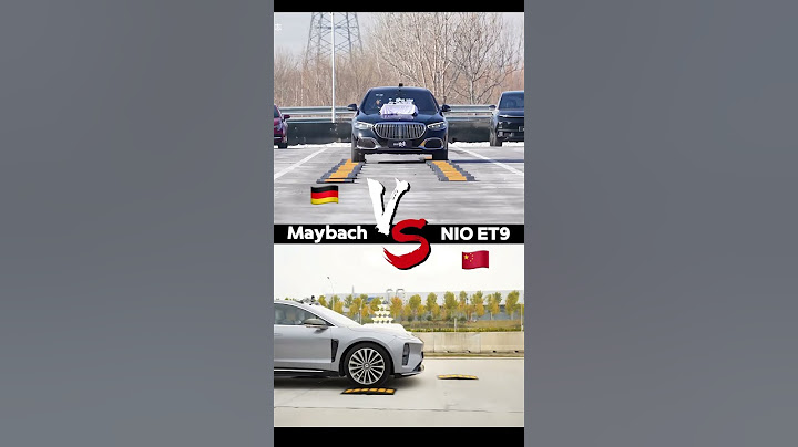Mercedes Maybach VS NIO ET9, who is the winner? #auto #cartech #maybach #nio #suspensiontest #benz