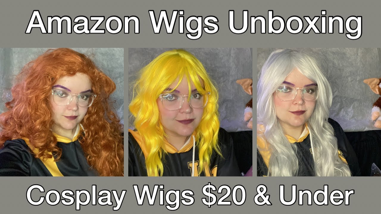 AMAZON WIGS UNBOXING OF 2023 - COSPLAY WIGS 
