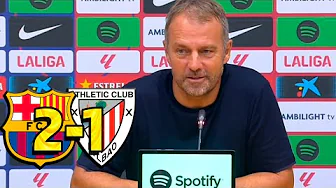 RUEDA PRENSA FLICK: FC BARCELONA 2-1 ATHLETIC CLUB BILBAO thumbnail