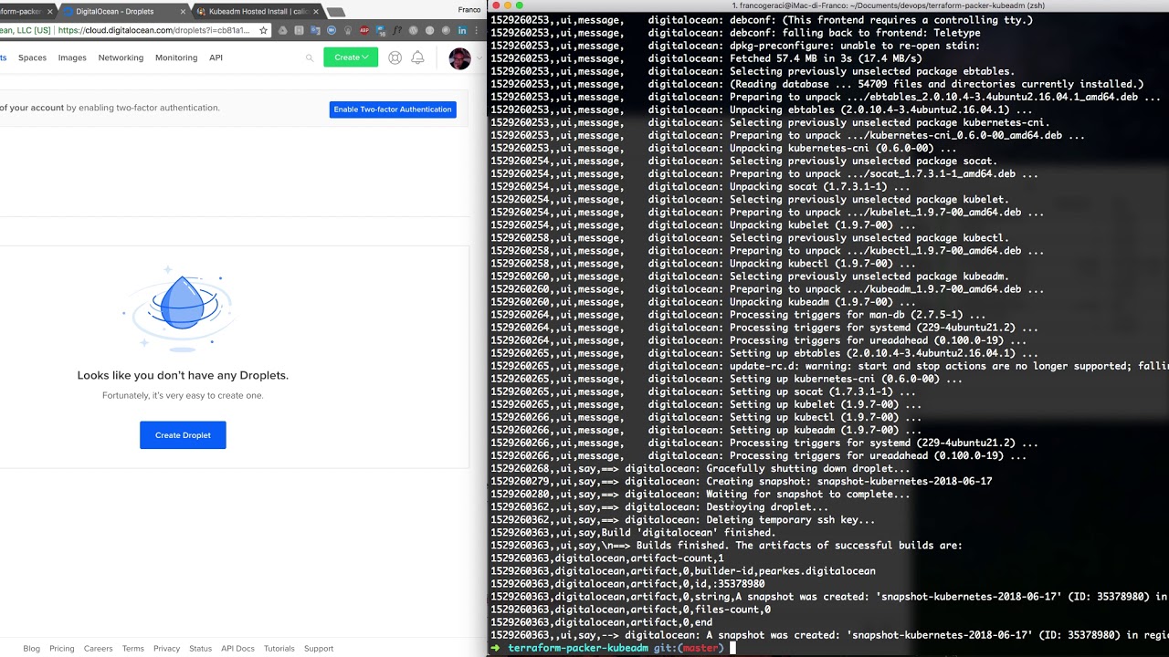 How to create a Kubernetes cluster on Digital Ocean using Packer ...