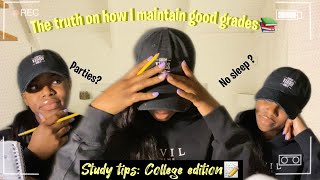 THE TRUTH ON HOW I MAINTAIN GOOD GRADES IN COLLEGE📚