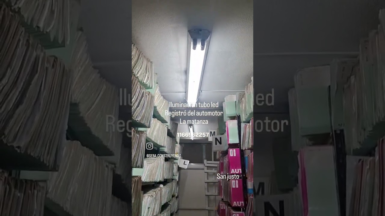 iluminación tubo led 