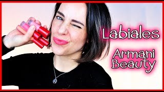 Probando los nuevos labiales Lip Freeze Collection de Armani Beauty | Silvia Quiros