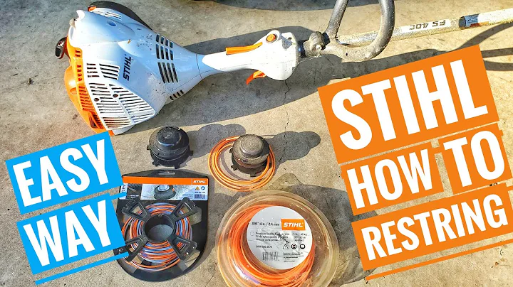 STIHL FS90 Hack: The FASTEST Way to Restring a Dual-Line Weed Eater!