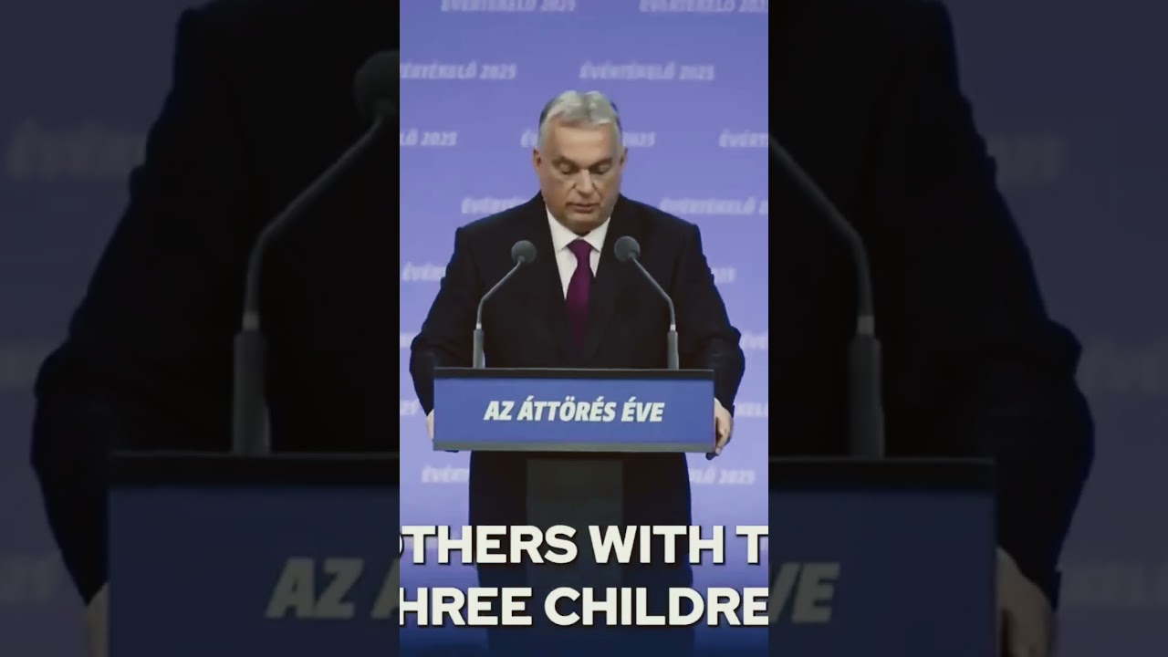 🇭🇺 Hungary's PM Viktor Orbán announces lifetime income tax exemption for mothers with 2+ kids