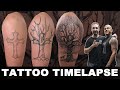 Fbi tattoo london timeless timelapse  freehand cross cover up tattoo