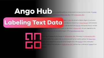 Labeling Text Data on Ango Hub - Data Labeling Walkthrough