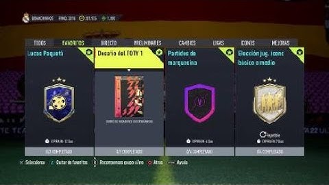 FIFA 22: DCP Mejora delantero 11 81+ y desafío del TOTY 1 y abro sobres