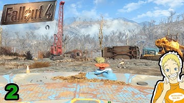 ✔ Fallout 4 (PC) | Playthrough Gameplay Part 2 | Leaving the Vault (60fps video)