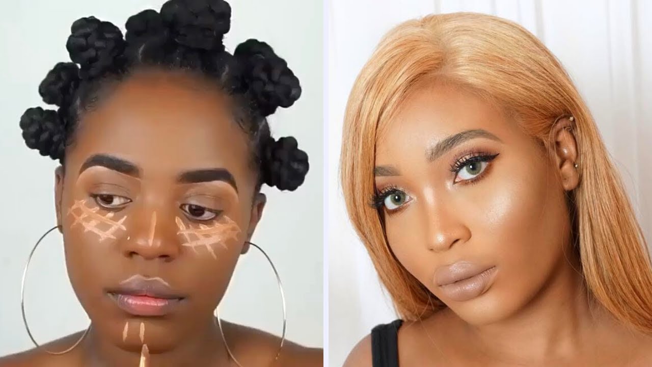 Women Of Color Makeup Tutorial 💁🏾‍♀️🌹| Makeup Tutorial Compilation #12 ...