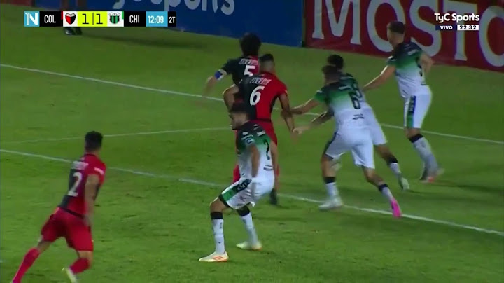 Paolo Goltz anota el primer gol de Colón en la victoria 2-1 ante Nueva Chicago. Relatos: Nicolás Mai