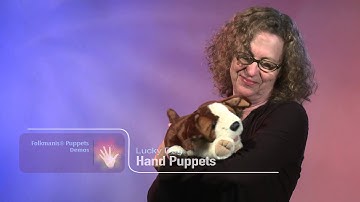 Folkmanis® Lucky Dog Puppet Demo - Retired