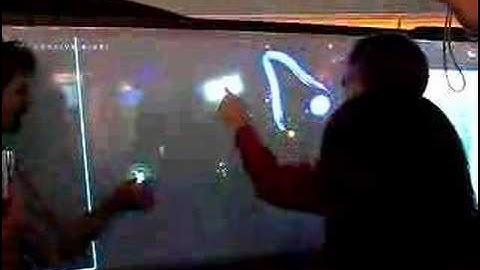 Multi-Touch Collaboration Screen at Wired NextFest 2007