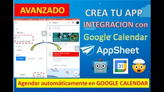 Integrar Google Calendar con AppSheet. Crea Apps a partir de Google Sheets