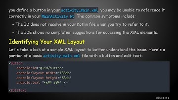 Solving the Kotlin Not Recognizing ID of Android XML Elements Issue