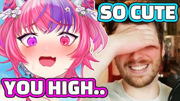 Ironmouse Reaction to CDawg Calling her Cute