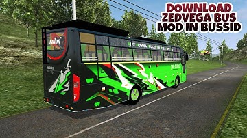 Jai Guru Zedvega Bus Mod In Bus Simulator Indonesia - Bussid Bus Mod - Bussid Car Mod - Bussid Mods