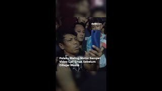 Maling Motor Video Call Ibu Sebelum Dihajar Massa