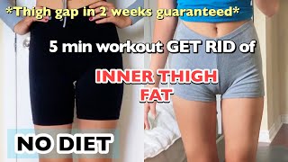5 min INNER THIGH FAT BURNING WORKOUT, SLIM LEGS IN 2 WEEKS