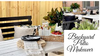 BACKYARD PATIO MAKEOVER AND TOUR, Outdoor backyard  Patio makeover