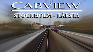 CABVIEW: Commuter Train From Stockholms Östra to Kårsta