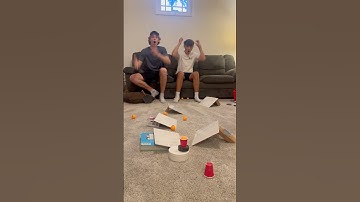 INSANE duo Ping Pong Trickshot #trending #pingpong #trickshot #shorts