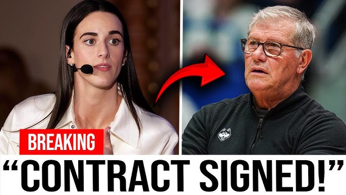 Caitlin Clark Signed Contract That SHOCKS Geno Auriemma Critics