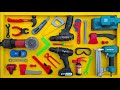 Collection of Repair Tools, Electric Drill, Electric Saw, Hammer With Wriench, Pliers, Hacksaw