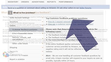 how to ask amazon to remove feedback