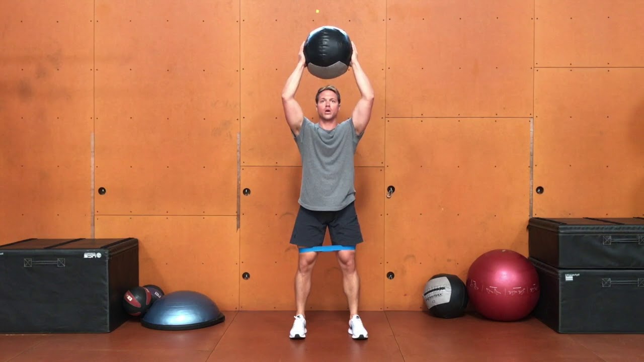 Med Ball Fake Slam Jump YouTube