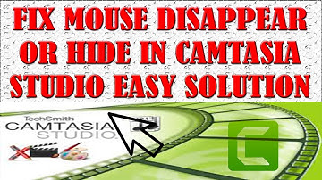 How to FIx Mouse Disappear or Hide in Camtasia Studio Easy Solution