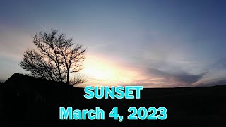 Sunsets W/Ken - SATURDAY Sunset Time Lapse - 03-04-23
