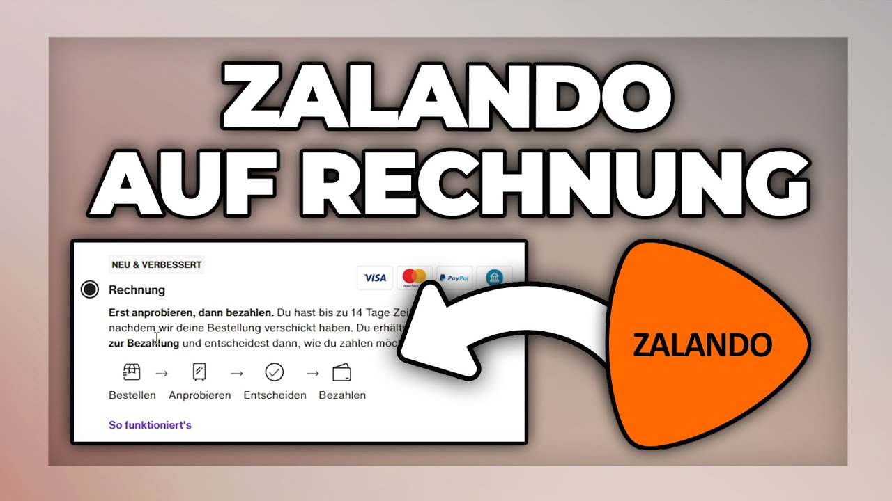 Zahlung Per Rechnung Bei Zalando Zalando auf Rechnung zahlen - Zahlungsart ändern | Tutorial - YouTube