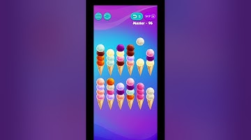 Ice cream sort puzzle master level 96