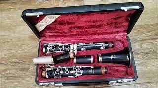 Clarinete Yamaha ycl-651 sib 17 chaves profissional de madeira Made in japan.